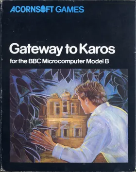 Gateway to Karos (1983)(Acornsoft) box cover front